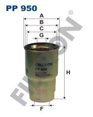 YAKIT FİLTRESİ COROLLA 1.4D-2.0D-2.2D 04 > AVENSIS 1.9D-2.0TD-2.2D 01 > VERSO 1.4D-2.0D 09 >