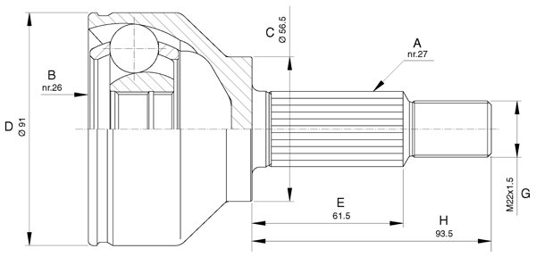 AKS KAFASI DIŞ TRAFIC 2 1.9 DCİ 01