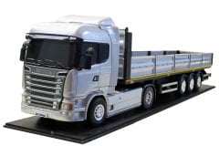 MAKET BOY:82-YÜKSEKLİK:22 CM 1:18 ÖLÇÜ SCANIA SAL DORSE TIR