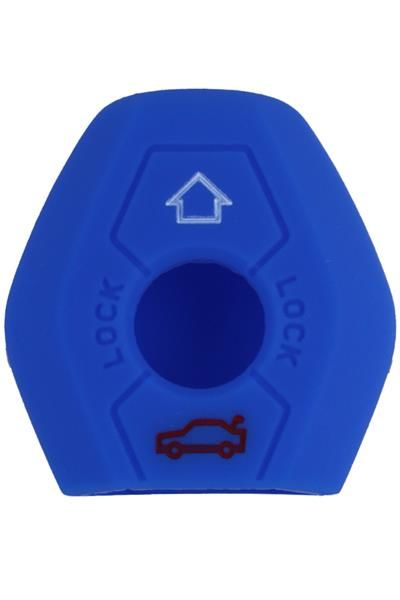 KONTAK ANAHTAR KUMANDA KORUYUCU KILIF SİLİKON MAVİ BMW E46-E39-E63-E60-E36-E81 X5-6 SERISI-Z3-Z4