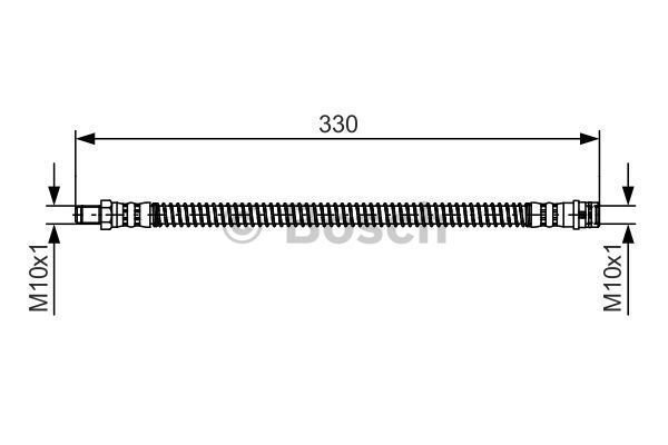 FREN HORTUMU ARKA MERCEDES W204 S204 C204 S212 C207 W220 X204 R230