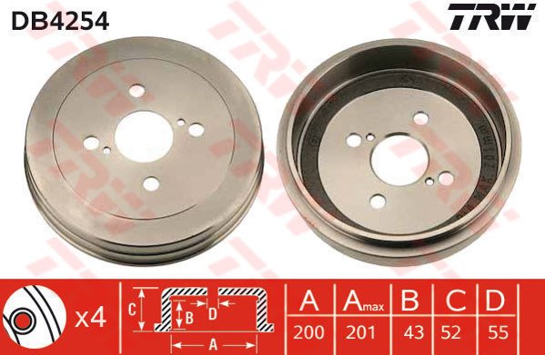 ARKA KAMPANA YARIS 1.0-1.3-1.4-VERSO1.3-1.5 00-05