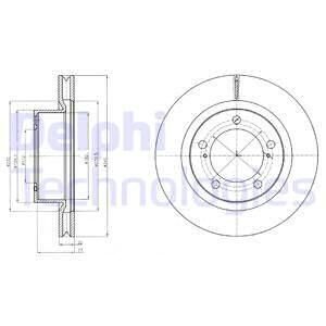 FREN DİSKİ TEKLİ PAKET . DELİKLİ ÖN TOYOTA LANDCRUISER 01/2008