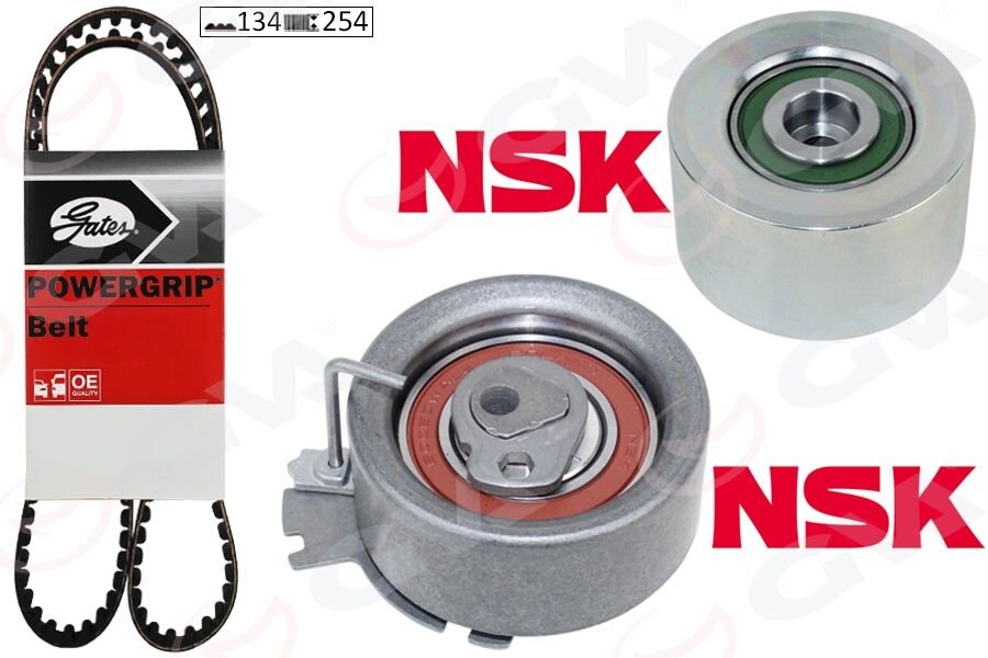 EKSANTRİK GERGİ KİTİ 134x254 P206-307-PARTNER-BERLINGO-C3-XSARA 1.6 16V NFU TU5JP4 K015581XS