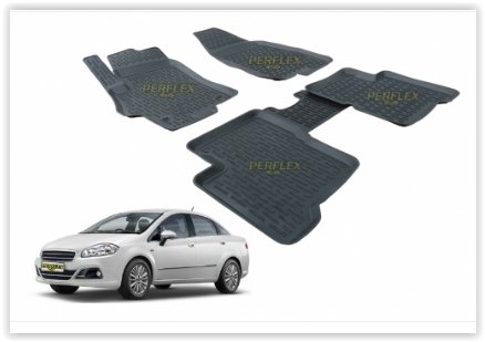 PASPAS 3D X-MAT HAVUZLU FIAT LINEA 08 SİYAH