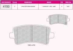 ARKA BALATA INSIGNIA 1.6-1.6T-1.8-2.0CDTI 08 14 SAAB 9.5 10 MALIBU 2.0D 2.4 12