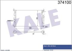 RADYATÖR VECTRA B AC KLİMASIZ MEK OTOM 607x378x24