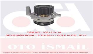 DEVİRDAİM BORA 98-01 GOLF 4-CADDY 2-OCTAVIA-TOLEDO-LEON-IBIZA 3-CORDOBA 99-02 1.9SDI-TDI