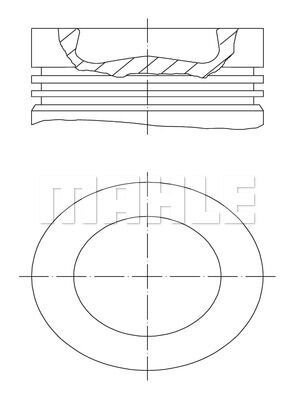 PİSTON SEGMAN CRAFTER-AMAROK-PASSAT 81mm CKUB-CKTB-CFFA-CFFB-CFGB-CFGC-CNFA-CNFB STD