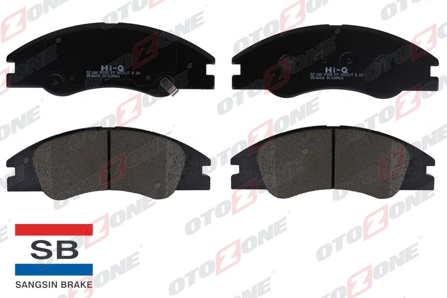 ÖN FREN BALATA KIA CERATO 2.0L D4EA dizel 04-06 / 1.6L G4EE benzinli 05->
