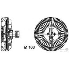 FAN TERMIGI 306D1 RANGE ROVER 3 VOGUE L322 02 12 PREMIUM LINE