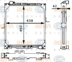 MOTOR SU RADYATORU BMW M57N/67 E39 E60 E65 PREMIUM LINE