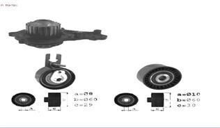 TRİGER SETİ DEVİRDAİMLİ FIESTA FUSION 02 08 1.4 TDCI C2-C3-NEMO-BIPPER-206-307 1.4 HDİ EURO 4 02 144 DİŞ 2S6Q8A615AB-2S6Q8591BA