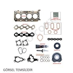 MOTOR TAKIM CONTASI KEÇELİ SİLİNDİR KAPAK CONTASI Lİ SUBAP LASTİKLİ P301-C-ELYSEE-C4 1.2 VTI HMY-EB2M-HMZ-EB2F