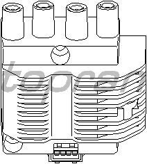 755 ATEŞLEME BOBİNİ ASTRA F-CORSA B 1.4İ 16V-1.6İ 16V-TIGRA 1.4 16V-1.6 16V-VECTRA B 1.6İ 16V