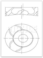 MOTOR PİSTON SEGMAN CLIO-KANGOO 1.5 DCI K9K 76.50 0.50 26PİM