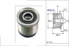 ALTERNATÖR KASNAĞI RENAULT LAGUNA 2 01 MEGANE 2-3 02 14 TRAFIC 2 06 MASTER 2 06 1.9DCI