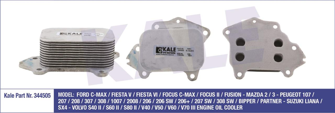 YAĞ SOĞUTUCU FİESTA 08 17 FOCUS 3 11 17 COURIER 14 B-MAX 14 1.5-1.6 TDCI 206 307 C3 C5X DV6 -C2-C3-C3-C4-C5-DS3-JUMPY-P307-P308-P3008-P5008 PARTNER TEPEE EURO 5 EŞANJÖR PETEK