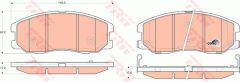 ÖN BALATA ANTARA 2.4-3.2 V6-2.0 CDTI 05/06 CAPTİVA 06.06