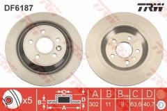 ARKA FREN AYNASI VOLVO S60 2-10 V60 10 V70 08 XC70 07 S80 10 302cm x 5DL