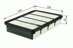 HAVA FİLTRESİ FORD RANGER 2.5D 2.5TD 99-06 -MAZDA PICKUP 99-06 MITSUBISHI C25128 SA455PL