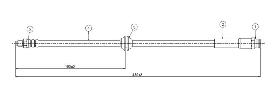 FREN HORTUMU ARKA FIAT DUCATO 06 CITRO N JUMPER 2 06 PEUGEOT BOXER 06 440.00 MM