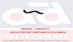 RADYATÖR ÜST HORTUMU RENAULT CLIO 2 98 05 CLIO SYMBOL 00 05 KANGOO 97 1.4 E7J K7J