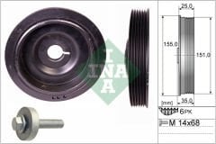 KRANK KASNAGI MERCEDES OM607 W176 W246 W415 C117 X156 . RENAULT CLIO 5 19 FLUENCE 09 MEGANE 4 15 K9K 1.5 dCi