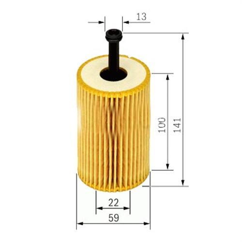YAĞ FİLTRESİ PARTNER-BERLINGO 96- -P106 97- -P206 98- -P306 93-01 -P307- C3 02 - 1.4-1.6 16V