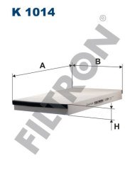 POLEN FİLTRESİ DİKDÖRTGEN ASTRA G 98-04 - ASTRA H 04-14 -ZAFIRA A 98-10 1.4-1.6-1.8-2.0T-16V