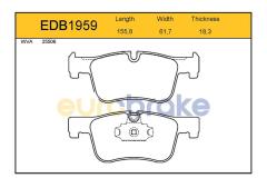 ÖN BALATA BMW 1 SERİ F20 118İ 120D 10 3 SERİ F30 316D 318D 320İ 320D F21 11 F31 F33 F34 F84 GDB1934-FDB4489-LP2285