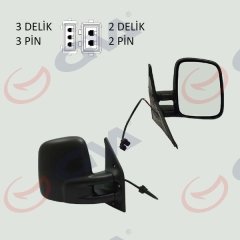 DIŞ DİKİZ AYNASI SAĞ TRANSPORTER T4 96 ELEKTRİKLİ ISITMALI KONVEKS VM-186EHR