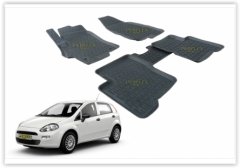 PASPAS 3D X-MAT HAVUZLU FIAT GRANDE PUNTO 06 SİYAH