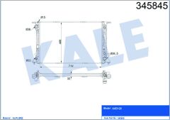 RADYATÖR Q5 3.0 TDİ guattro 08 720x470x32 AC /- MEK OTOM AL/PL/BRZ