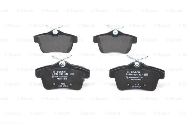 ARKA FREN BALATASI PEUGEOT P3008 09 16 P5008 09 17 P508 10 18 P308 GTI-RZC 10 14 CITROEN C4 09 16 DS4-DS5 11 15
