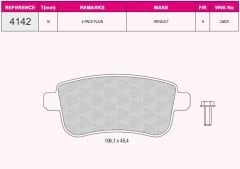 ARKA BALATA FLUENCE 13 MEGANE 08 SCENIC 08 440603734R