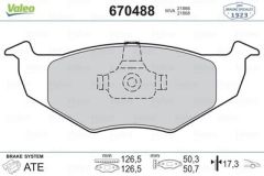 ÖN BALATA POLO 95-01 FABIA 02-14 CORDOBA 98-05 GDB1274 17.30 MM
