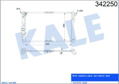 RADYATÖR DAEWOO LANOS CHERY CHANCE-SEN S AL-PL-BRZ