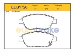 ÖN BALATA CORSA D BÜYÜK TİP 1.3 CDTI 07/06 FIAT 500 0.9 12 1.4 1.3D 12 1.6D12 GDB1701-FDB1919-LP1990