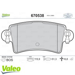 ARKA FREN BALATASI RENAULT MASTER 2 01 06 OPEL MOVANO A 01 06
