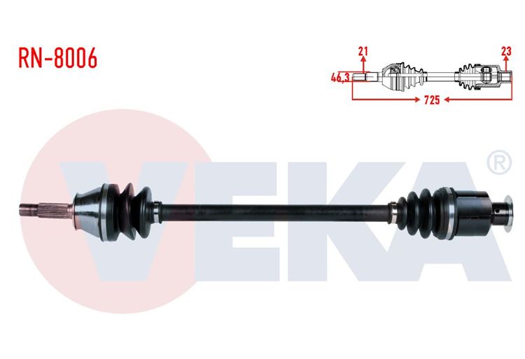 KOMPLE AKS SAĞ R9 1.4 UZUN