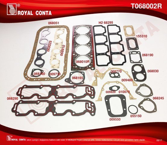 MOTOR TAKIM CONTA SÜPER KEÇESİZ TMPR 2.0 159 A5.046 - 159 A6.046