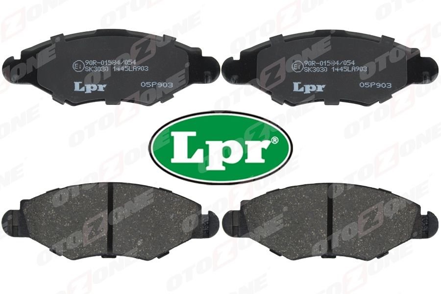 ÖN BALATA P206 1.4 1.6 09/98 P306 1.4 1.6 5/93 KULAKLARI DELİKSİZ GDB1500