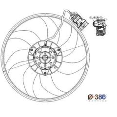 X 8EW351039-711 FAN MOTORU CORSA C 03 TIGRA 04 1.3CDTI-1.7CDTI AC