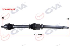 ÖN AKS KOMPLE SAĞ FORD FOCUS 2 1.6TDCİ 04-11 -CMAX 1.6TDCİ 07-11 -VOLVO S40 2 04 12 S40 2 544 05 12 V50 545 05 12 1.6D-1.8-2.0D 26X36X921MM