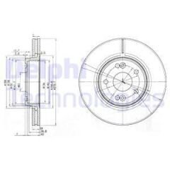 ÖN FREN DİSKİ RENAULT LAGUNA 2 01>07 280x21.8 HAVALI 5 DELİK