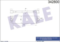TURBOSARJ RADYATORU MERCEDES SPRINTER B906 . VW CRAFTER 30-35-50