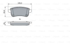 DİSK BALATA FLUENCE 1.5 DCİ 11.2009 - 12.2017; FLUENCE Z.E. 11.2011 - 12.2016; GRAND SCENİC 3 1.2