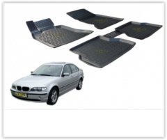 PASPAS 3D X-MAT HAVUZLU BMW E46 3 SERİSİ 98-05 SİYAH