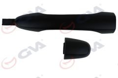 DIŞ KAPI KOLU ÖN SAĞ ANAHTAR DELİKSİZ SİYAH DESENLİ PARTNER-BERLINGO 08-16 -3008 207 06-12